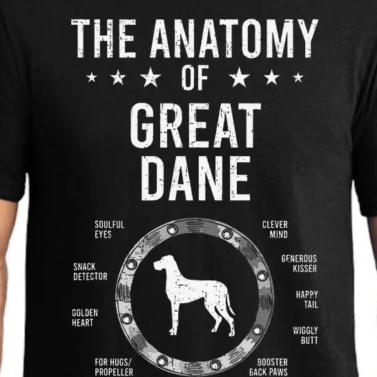 Anatomy of Great Dane Dog Lover Pajama Set