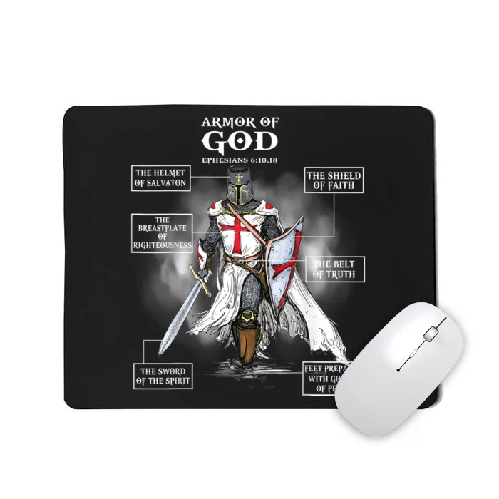 Armor Of God Bible Verse Great Gift For Religious Christian Mousepad