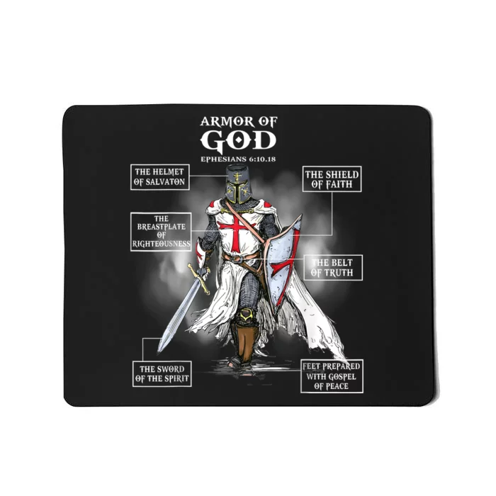 Armor Of God Bible Verse Great Gift For Religious Christian Mousepad