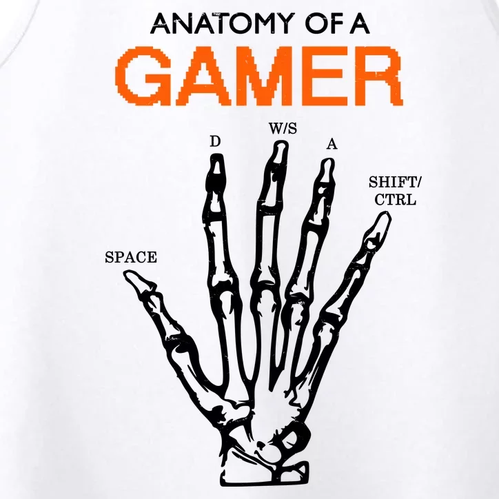 Anatomy Of Gamer Funny Gaming Performance Tank