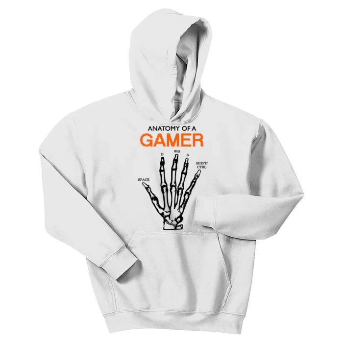 Anatomy Of Gamer Funny Gaming Kids Hoodie