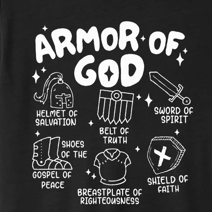 Armor Of God put on the armor of God Christian bible verses ChromaSoft Performance T-Shirt