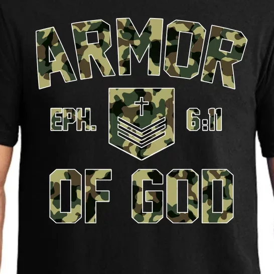 Armor Of God Military Camo Camouflage Pajama Set