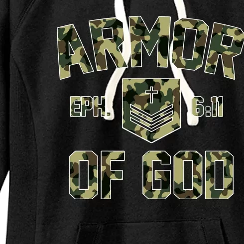 Armor Of God Military Camo Camouflage Women's Fleece Hoodie