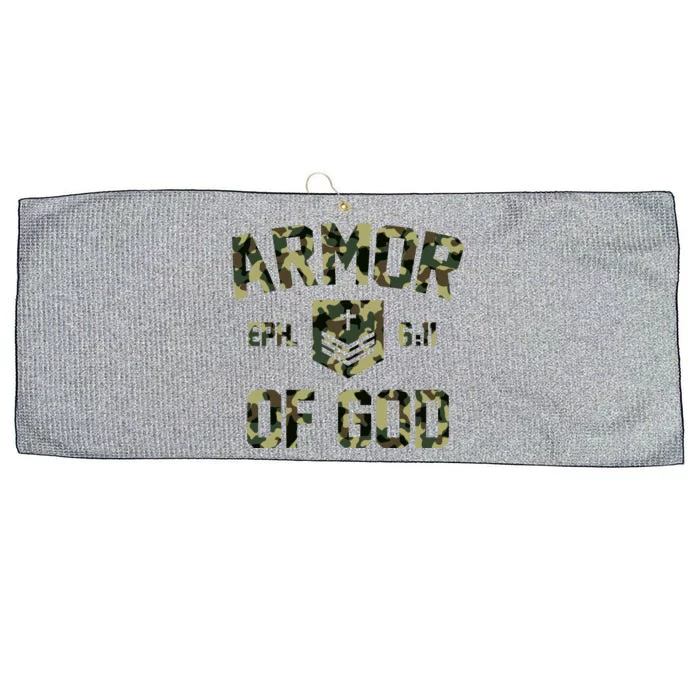 Armor Of God Military Camo Camouflage Large Microfiber Waffle Golf Towel