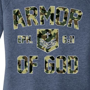 Armor Of God Military Camo Camouflage Women’s Perfect Tri Tunic Long Sleeve Shirt