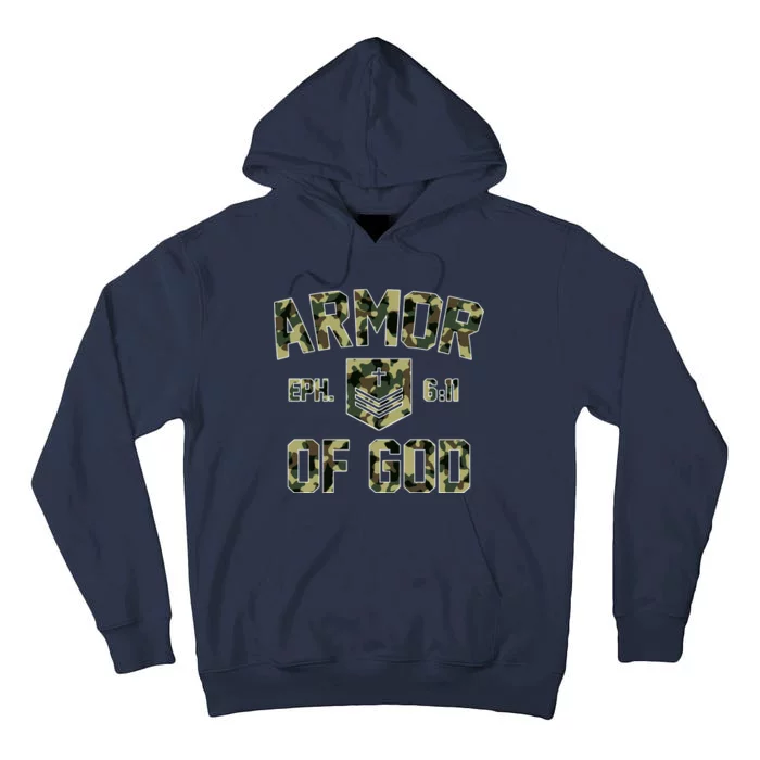 Armor Of God Military Camo Camouflage Tall Hoodie