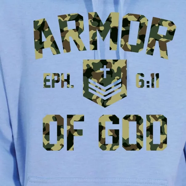 Armor Of God Military Camo Camouflage Unisex Surf Hoodie