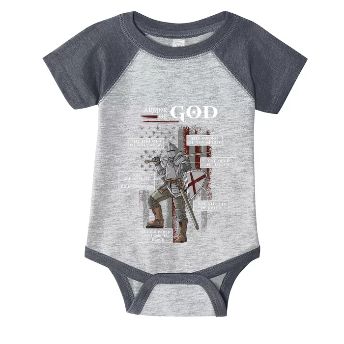 Armor Of God Ephesians 6 10 18 Bible Verse Infant Baby Jersey Bodysuit