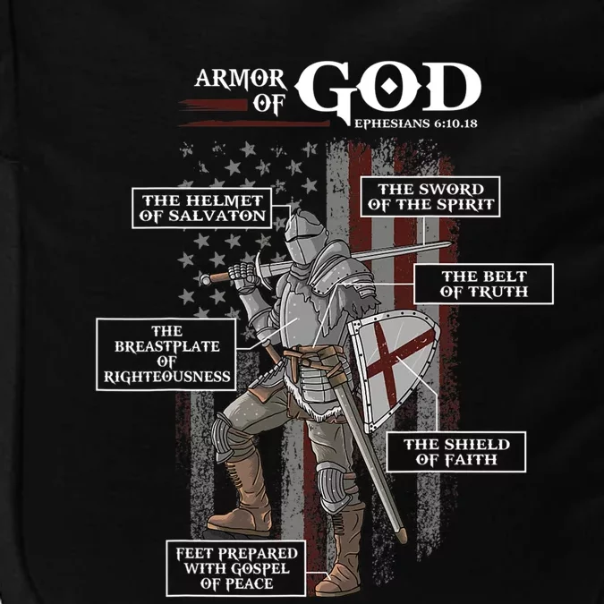 Armor Of God Ephesians 6 10 18 Bible Verse Impact Tech Backpack