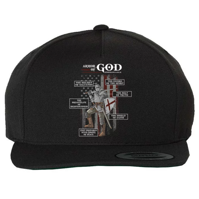 Armor Of God Ephesians 6 10 18 Bible Verse Wool Snapback Cap