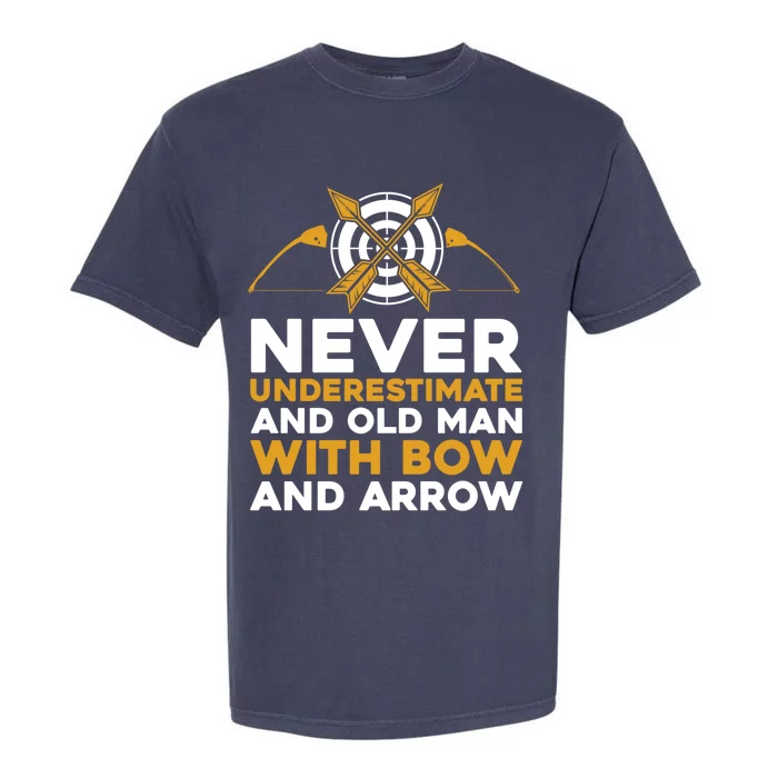 Archery Old Gift Bow Bow Archer Gift Garment-Dyed Heavyweight T-Shirt