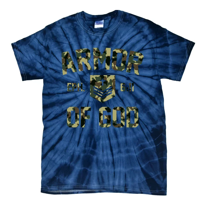 Armor Of God Military Camo Camouflage Tie-Dye T-Shirt