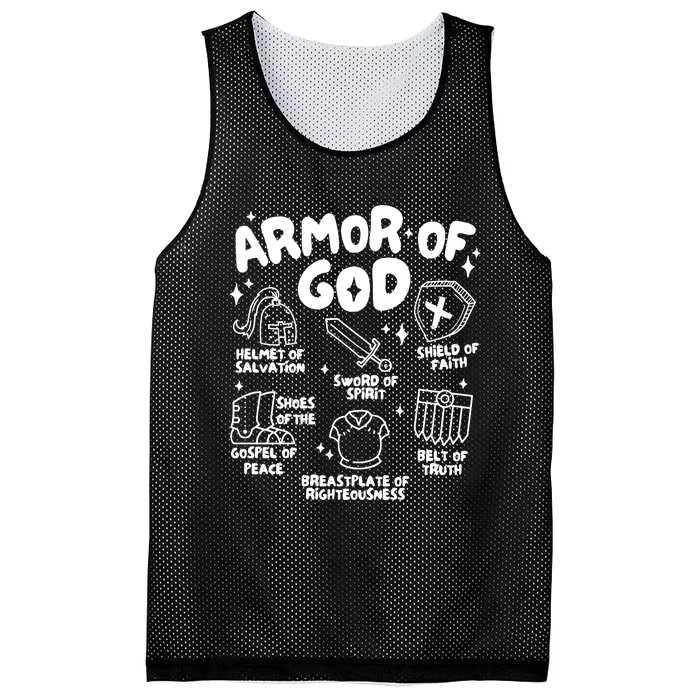 Armor Of God Christian Mesh Reversible Basketball Jersey Tank