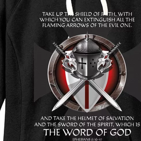 Armor Of God Men Women Kids Christian Bible Verse Women's Fleece Hoodie