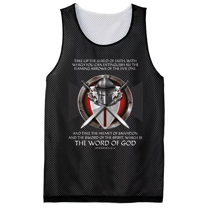 Armor Of God Men Women Kids Christian Bible Verse Mesh Reversible Basketball Jersey Tank