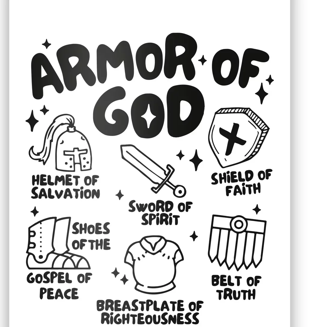 Armor Of God Christian Jesus Poster