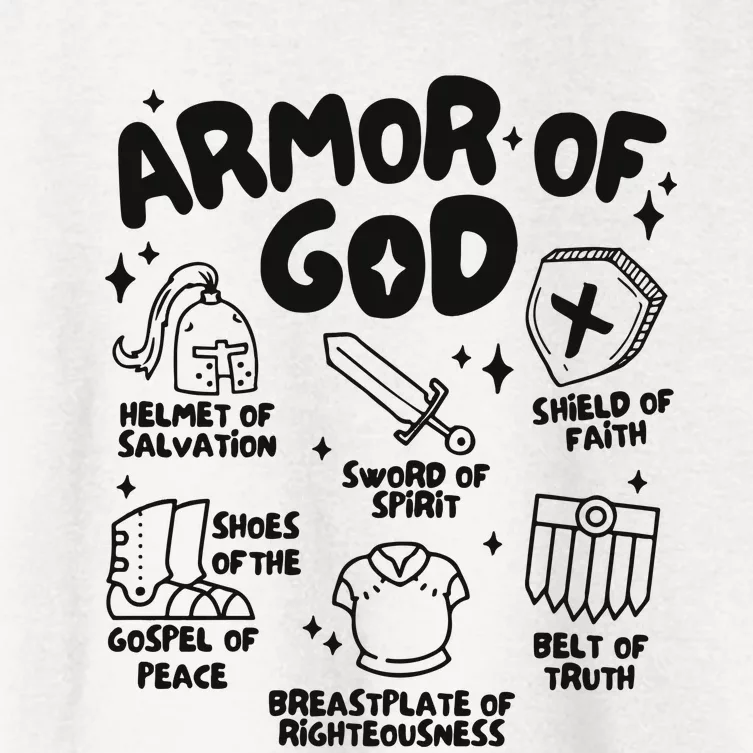 Armor Of God Christian Jesus Women's Crop Top Tee