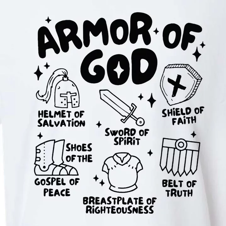 Armor Of God Christian Jesus Sueded Cloud Jersey T-Shirt