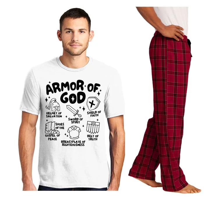 Armor Of God Christian Jesus Pajama Set