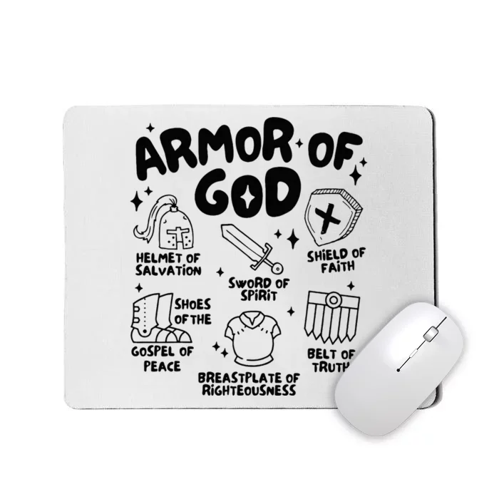 Armor Of God Christian Jesus Mousepad