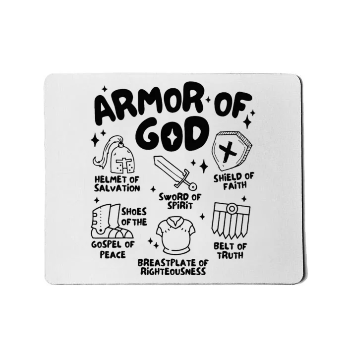 Armor Of God Christian Jesus Mousepad