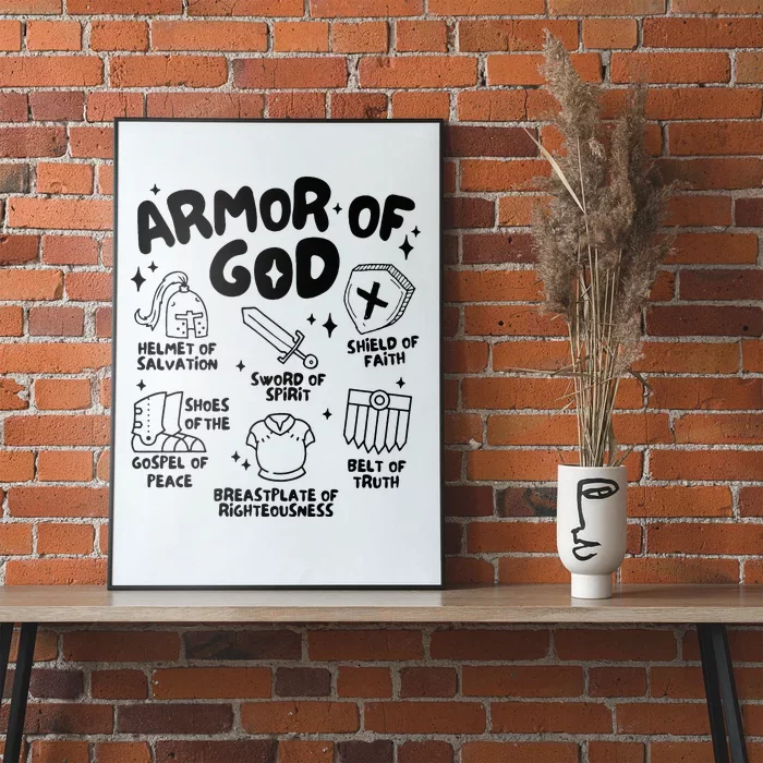 Armor Of God Christian Jesus Poster