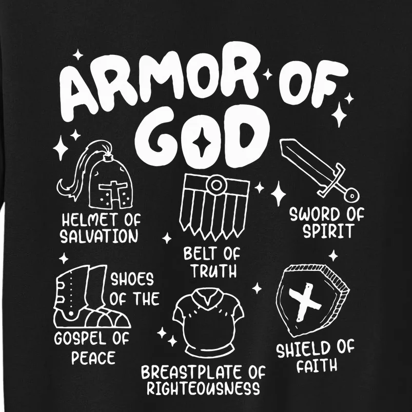 Armor Of God put on the armor of God Christian bible verses Sweatshirt