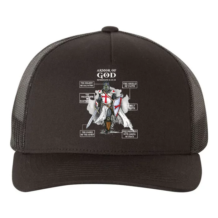 Armor Of God Bible Verse Cool Ephesians 611 Christian Bible Yupoong Adult 5-Panel Trucker Hat