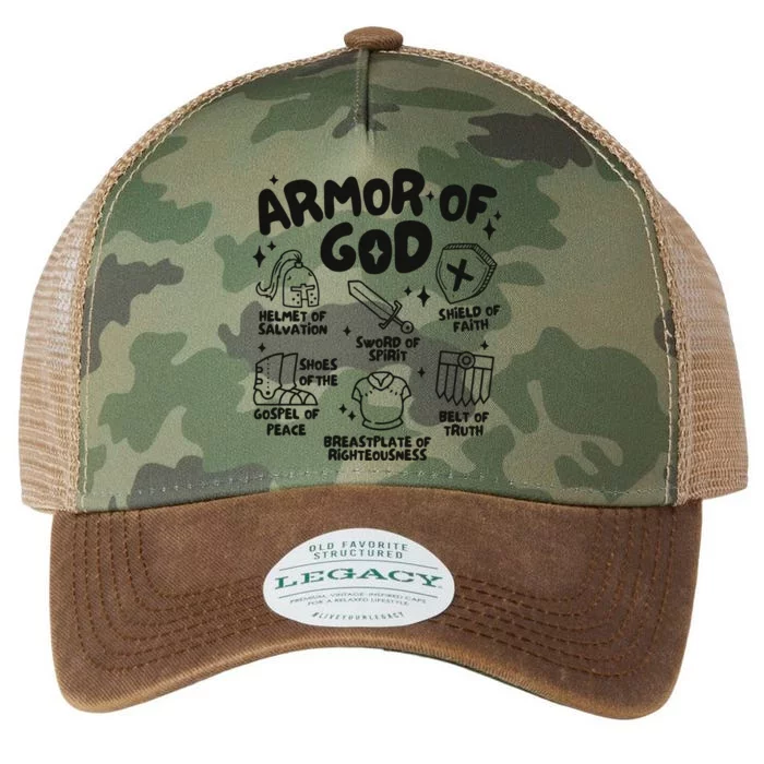 Armor Of God Christian Jesus Legacy Tie Dye Trucker Hat