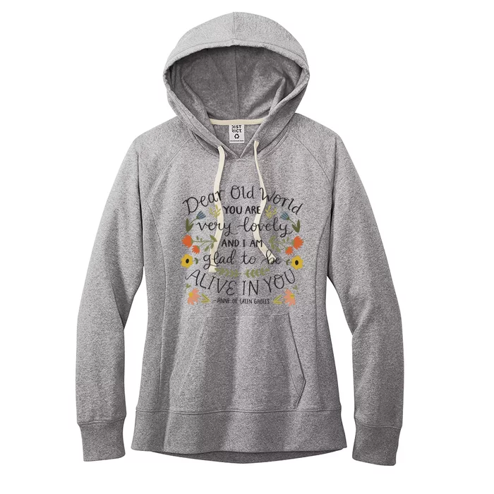 Anne Of Green Gables Anne With An E Light Academia Women's Fleece Hoodie