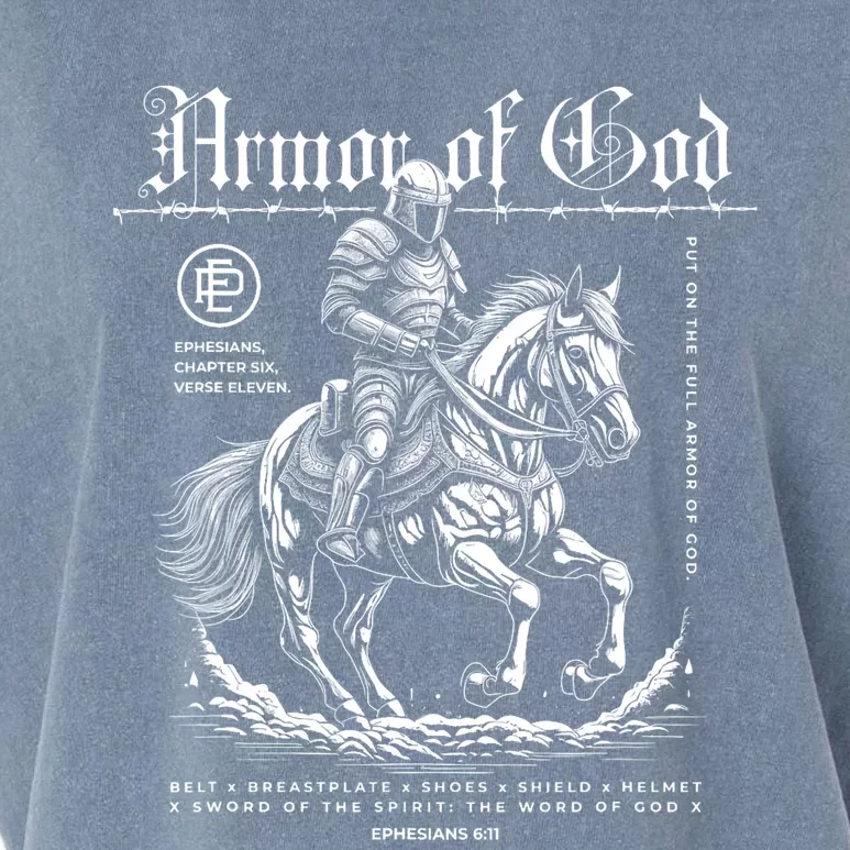 Armor Of God | Put On The Full Armor Of God | Christian Garment-Dyed Women's Muscle Tee