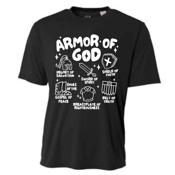 Armor Of God Christian Jesus Cooling Performance Crew T-Shirt