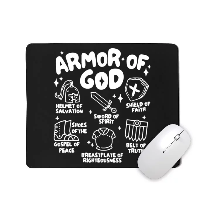 Armor Of God Christian Jesus Mousepad