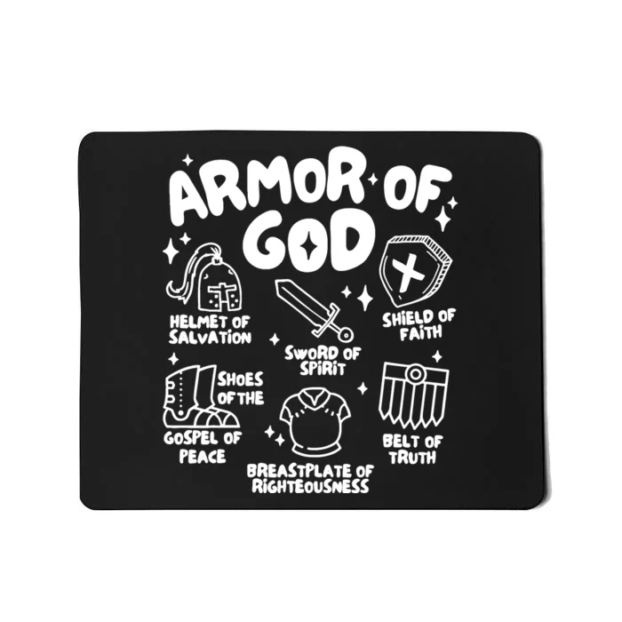 Armor Of God Christian Jesus Mousepad