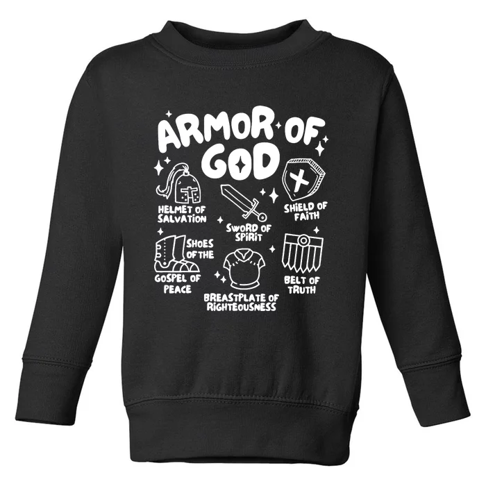 Armor Of God Christian Jesus Toddler Sweatshirt