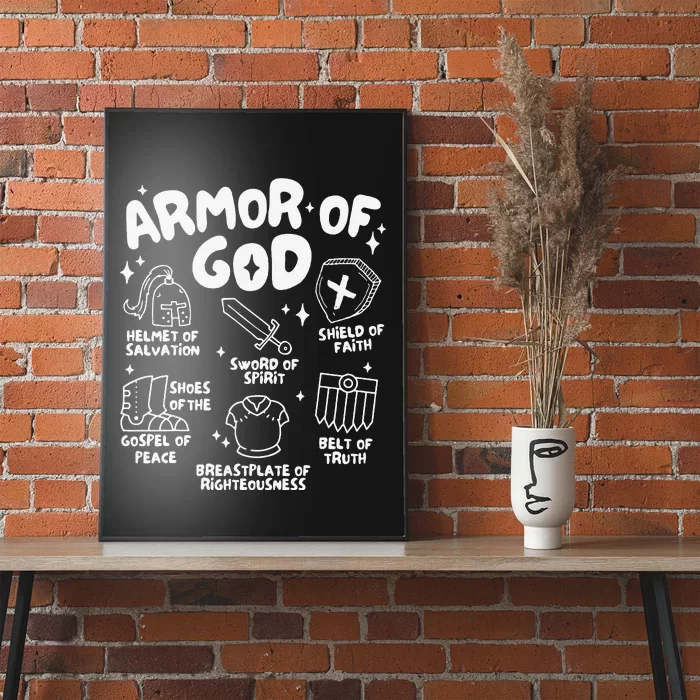 Armor Of God Christian Jesus Poster