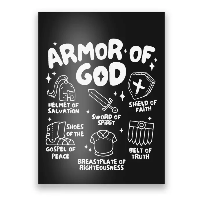 Armor Of God Christian Jesus Poster