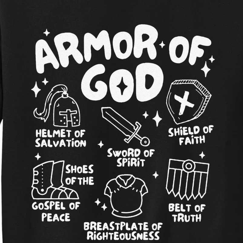 Armor Of God Christian Jesus Tall Sweatshirt