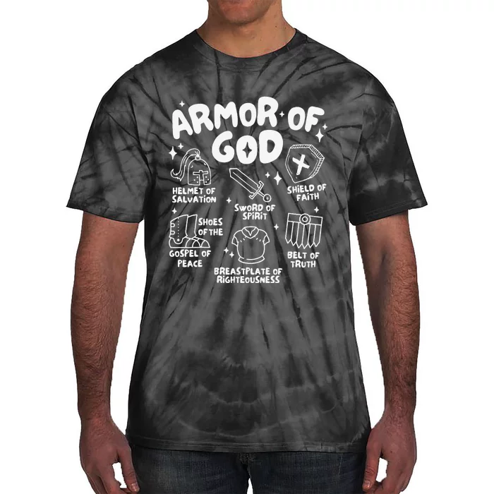 Armor Of God Christian Jesus Tie-Dye T-Shirt