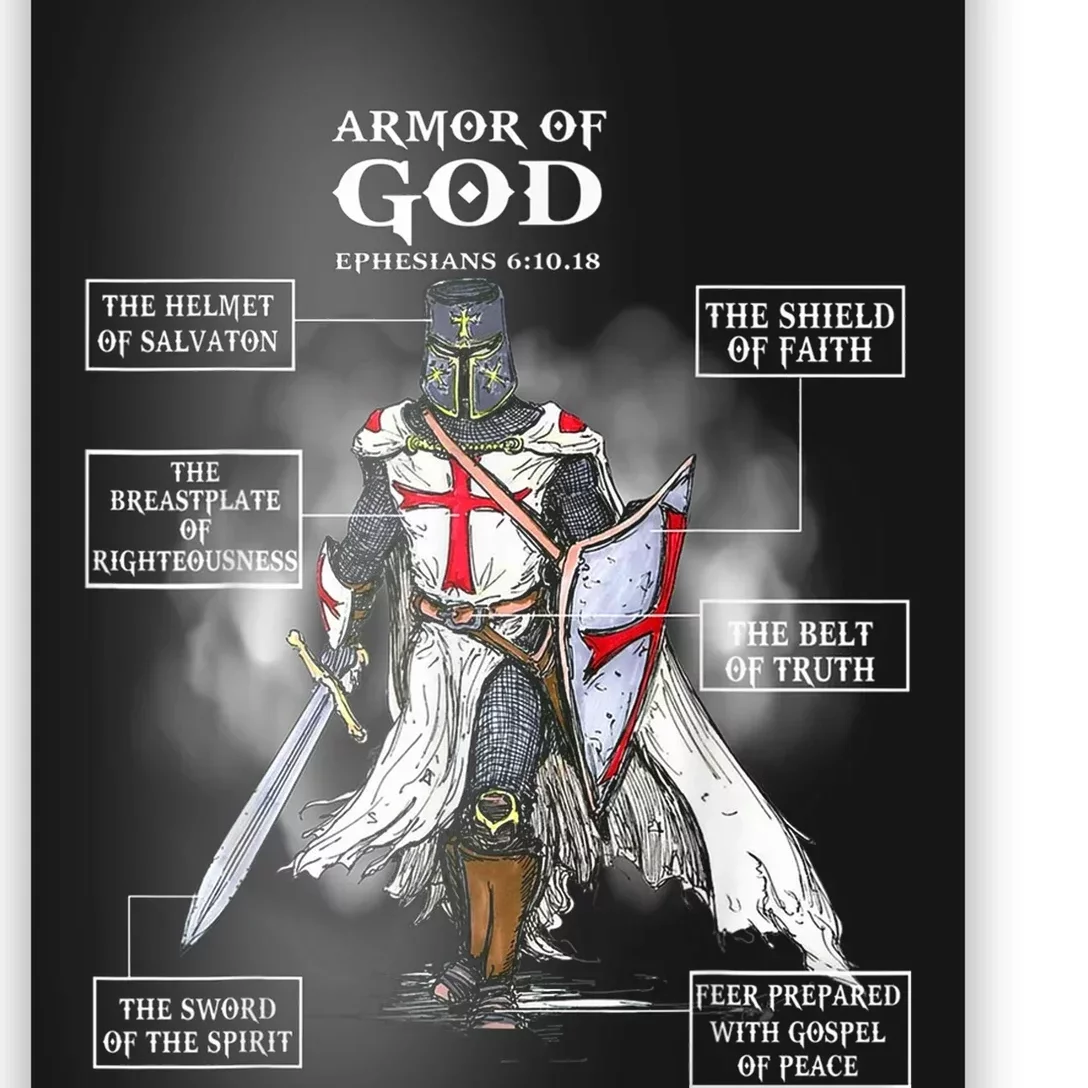 Armor Of God Christian Bible Verse Religious Poster