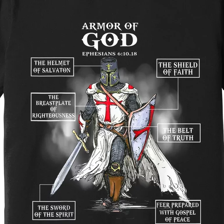 Armor Of God Christian Bible Verse Religious Premium T-Shirt