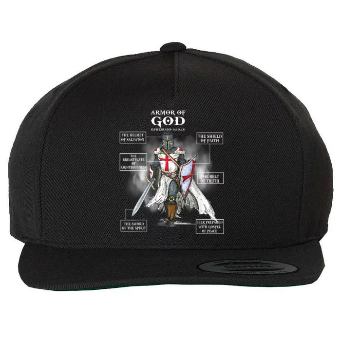 Armor Of God Christian Bible Verse Religious Wool Snapback Cap