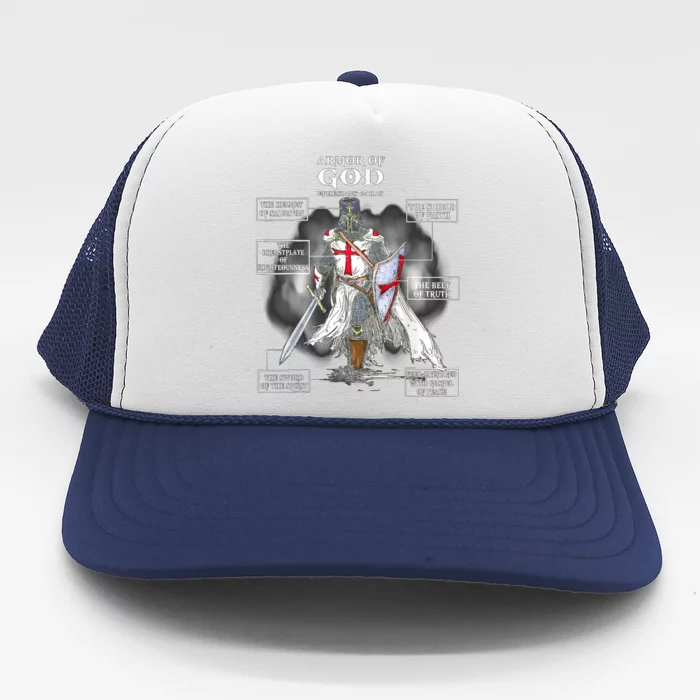 Armor Of God Christian Bible Verse Religious Trucker Hat