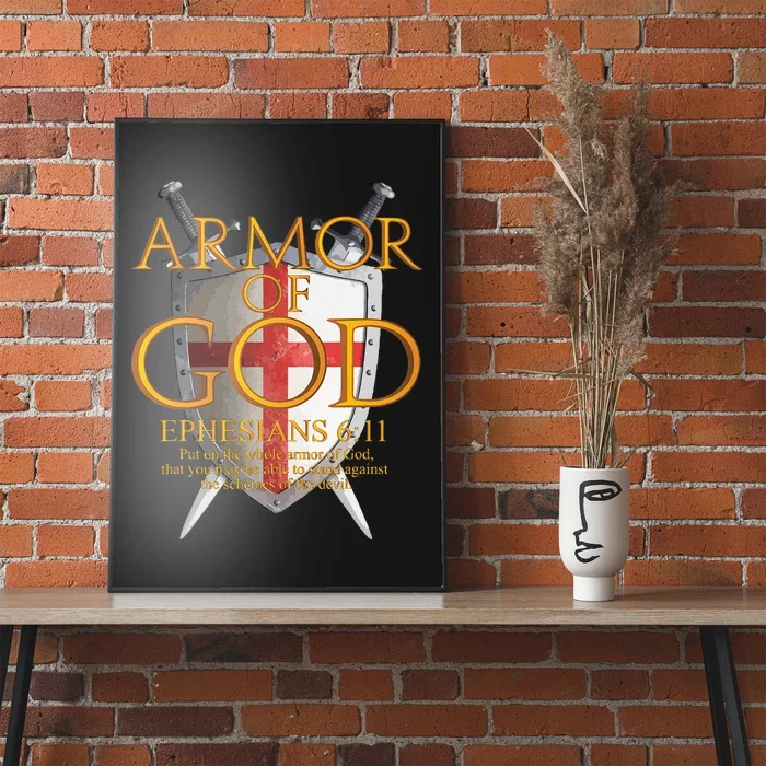 Armor Of God Ephesians Bible Verse Religious Christian Poster