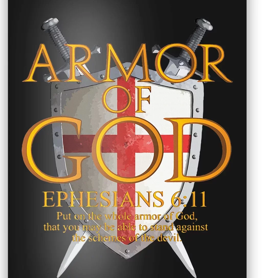 Armor Of God Ephesians Bible Verse Religious Christian Poster