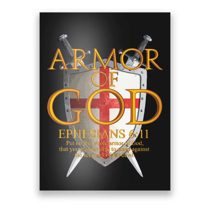 Armor Of God Ephesians Bible Verse Religious Christian Poster