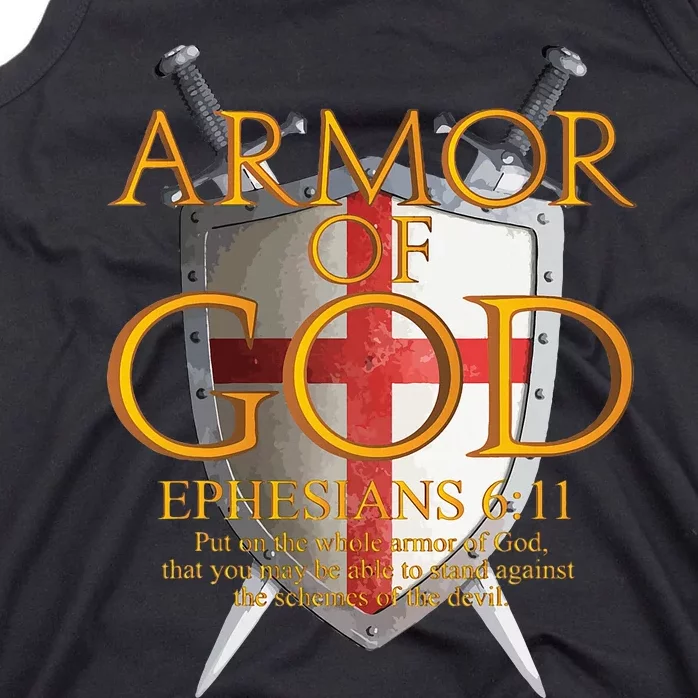 Armor Of God Ephesians Bible Verse Religious Christian Tank Top