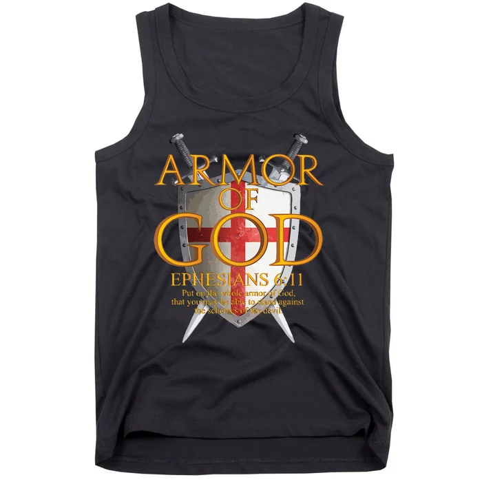 Armor Of God Ephesians Bible Verse Religious Christian Tank Top