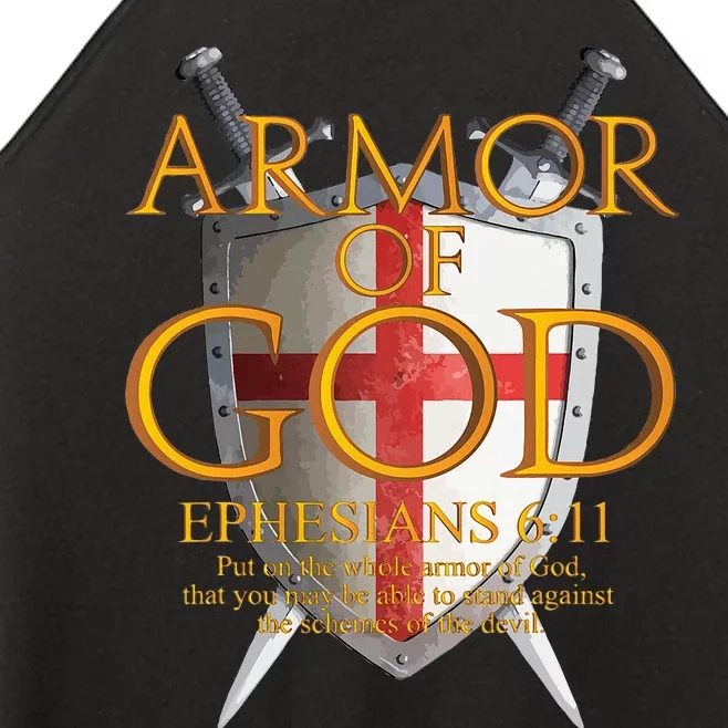 Armor Of God Ephesians Bible Verse Religious Christian Women’s Perfect Tri Rocker Tank